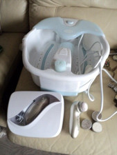 Scholl Revitalise Foot Spa Plus NO7 Manicure Set Working