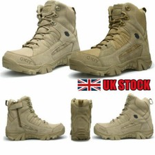 Mens Military Tactical Combat Hiking Boots Desert Shoes Outdoor Training Shoes