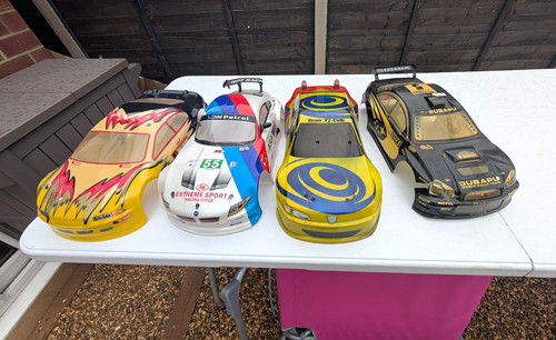 Lot rc body shells - lot, of