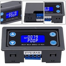 DC12V LED Timer Relay Controller with Programmable Delay and Reverse Protection