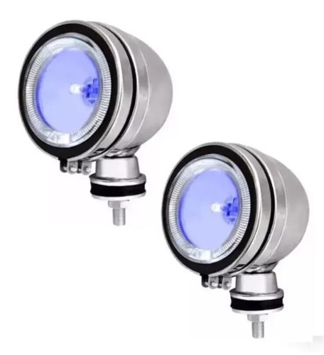 Chrome blue angel eye - blue,