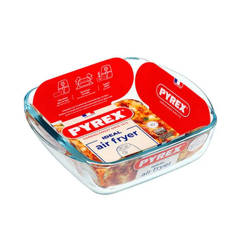 Pyrex airfryer square dish - 1l,