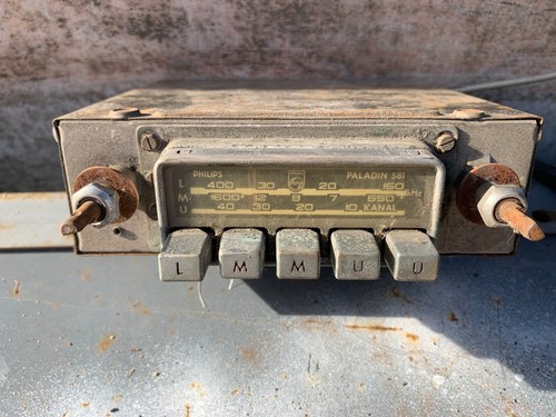 Vintage philips car radio - vintage,