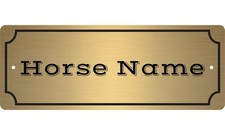 Custom Engraved Equestrian TACK TRUNK Name Plate - FREE SHIPPING