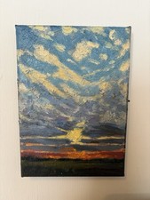 Sunset Oil Painting