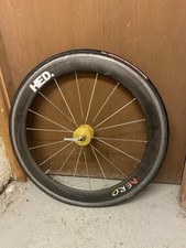 Rare Gold Hope TT Track  High Flange Hub To HED Carbon Aero 700c Wheel Front
