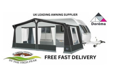 Starcamp TOURER Full Caravan Touring Awning Size 14 - 975 - 1000cm Steel Frame 