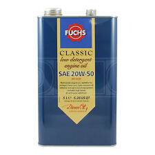Fuchs Classic Low Detergent Engine Oil SAE 20W-50 Multigrade Mineral 5 Litres