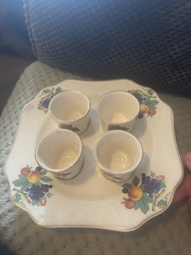 Set vintage egg cups - set,