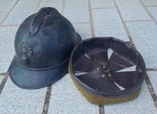 WW1 interior cap leather helmet Adrian m15 French 1915 helmet liner s.B.3-59