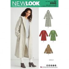 New Look Sewing Pattern 6585 Coats, Jackets A (XS-S-M-L-XL)