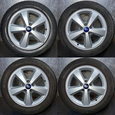 SET OF 4 FORD TRANSIT CONNECT 16" INCH ALLOY WHEELS & TYRES 205/55R16
