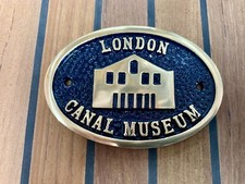 London canal museum brass - canal,