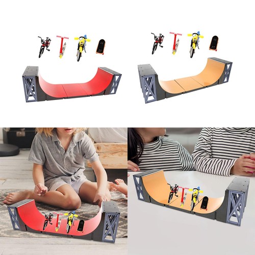 5pcs fingerboard skate ramps - 5pcs,