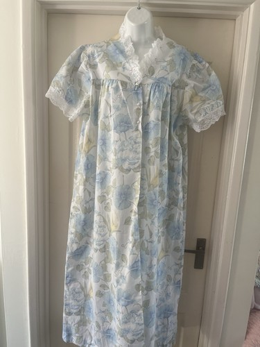 Vintage floral negligee dress - negligee,