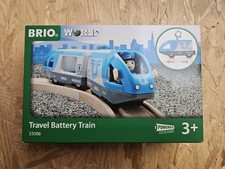 Brio World Travel Battery Train 33506 Wooden Train Railway New Boxed 2010