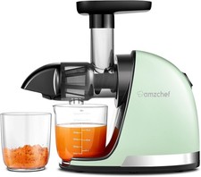 AMZCHEF Juicer Machines - Cold Press Juicer - Slow Masticating for Whole Fruits