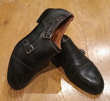 Pikolinos Women's Double Monk Semi-Brogue Leather Shoes Size 37 / 4 Worn Once 