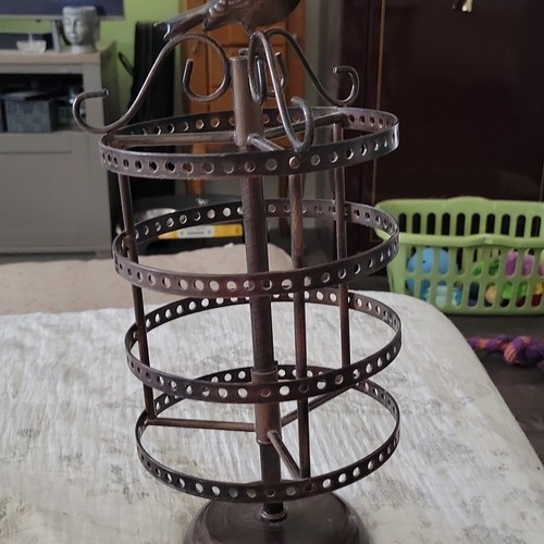 Bronze metal round turntable - metal,