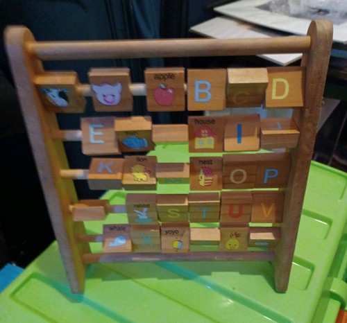 Alphabet abacus kids - alphabet,