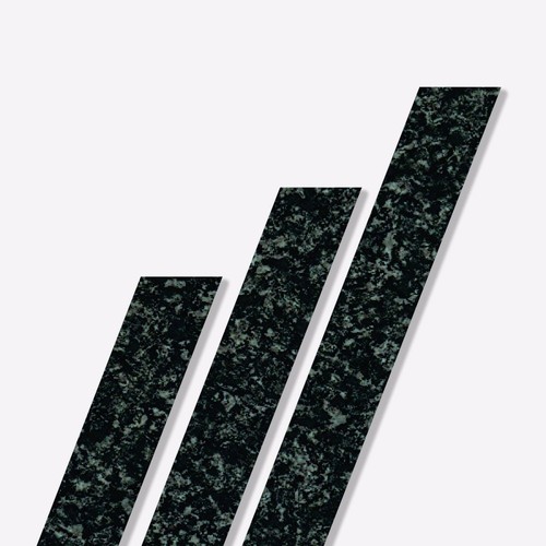 Black flint edging strip - flint,
