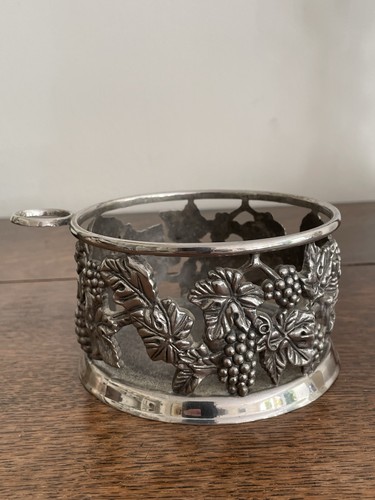 Silver tonedwine bottle - silver,