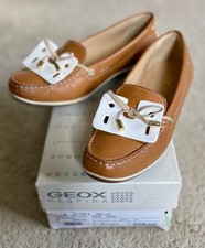 Geox Respira 'D YUKI A' SMO.LEA Biscuit colour, size 38/UK5. BNWT, boxed RRP £80