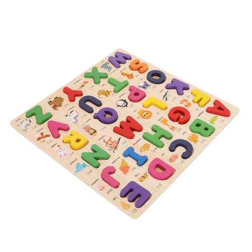 Alphabet blocks wooden puzzle - alphabet,