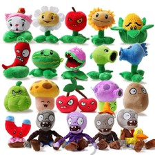 Plants vs Zombies 2 PVZ Figures Soft Plush Baby Staff Toy 13cm-35cm Stuffed Doll
