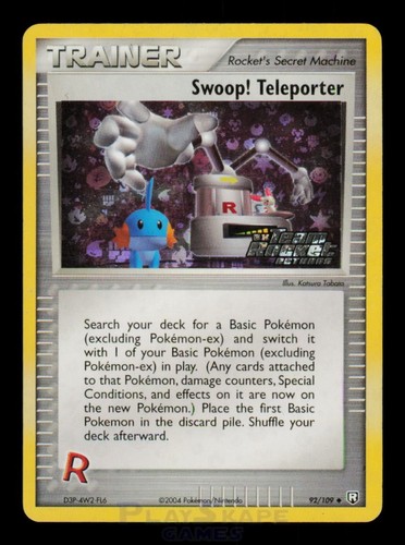 Pokemon card swoop teleporter - pokemon,