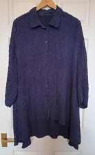 Grizas Purple Silk Shirt Size