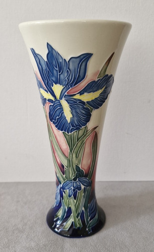 Old tupton ware blue iris - "blue, iris"