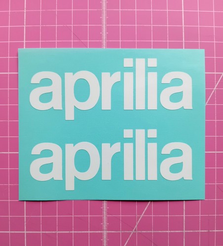 Aprilia decals stickers - aprilia, x2