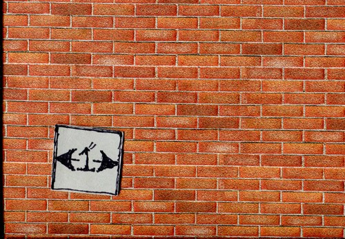 Embossed brick sheet 34977 - brick,