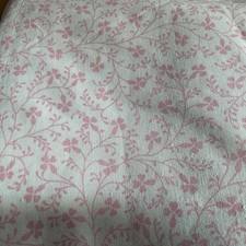 Vintage Laura Ashley Cotton Fabric Remnant Campion Pink Patchwork Crafts