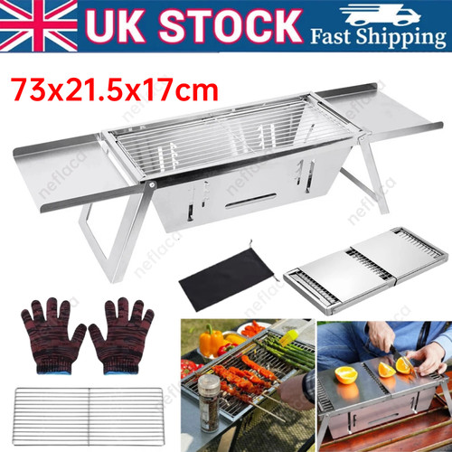 Folding bbq charcoal barbecue - folding,