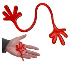 Stretchy Sticky Hand Toy Novelty Kids Birthday Party Bag Gift Stocking Filler