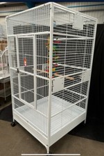 Parrot-Supplies Chicago XL Macaw Parrot Cage - Stone, Huge Macaw Parrot Cage.