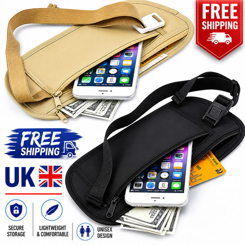 Money belt travel - belt, hidden