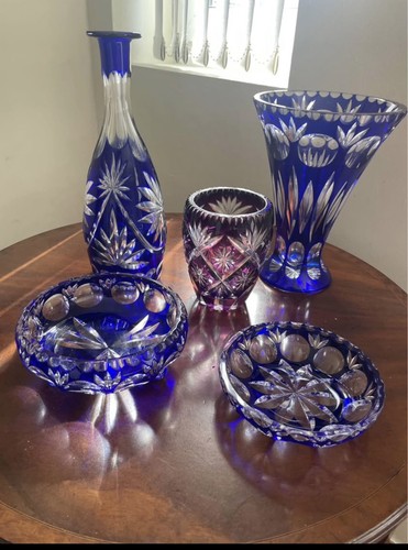 Vintage bohemian cobalt - bohemian,