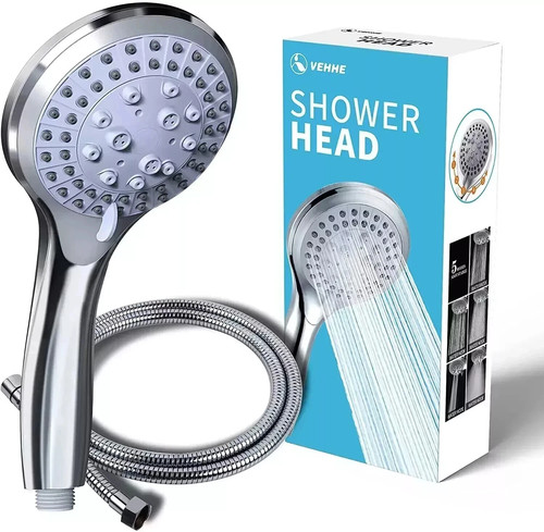 Chrome shower head hose - chrome,