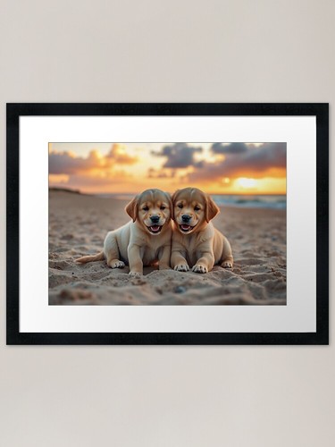 Golden retriever puppies - retriever, on