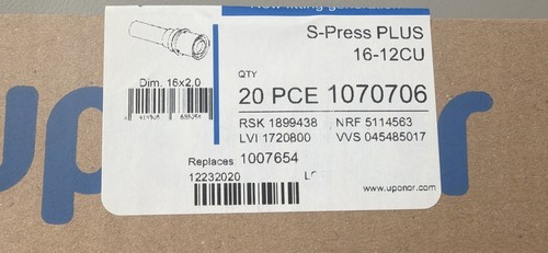 Uponor press plus 16mm - s‑press,