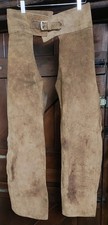 Light Brown Real Suede Chaps