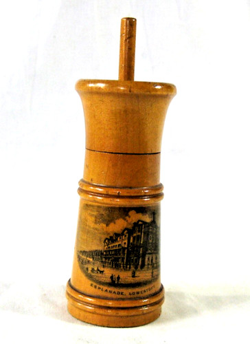 Mauchline ware butter churn - ware,