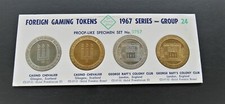 US Casino Tokens - Franklin Mint 1967