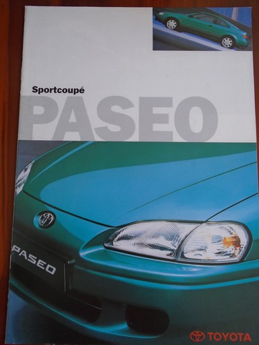 Toyota paseo brochure feb 1996 - feb,