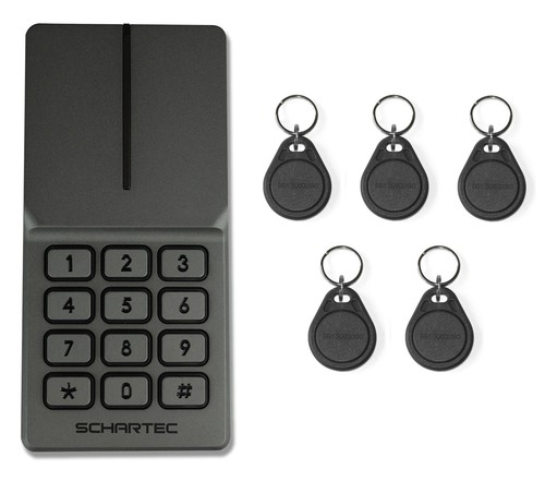 Schartec metal keypad - metal, door