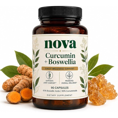 Nova curcumin boswellia - &,