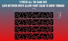 Camo Bike Frame Decals